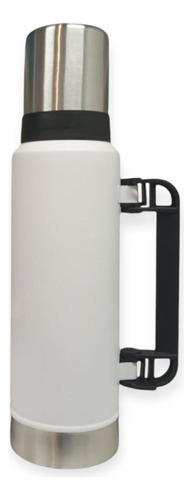 Termo Acero Inoxidable 1,3 Litro Con Mate 260ml Y Manija