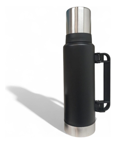 Termo Acero Inoxidable 1,3 Litro Con Mate 260ml Y Manija