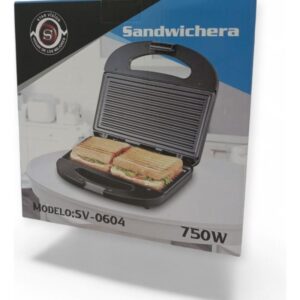 Sandwichera Tostadora Eléctrica Placa Antiadherente