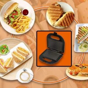 Sandwichera Tostadora Eléctrica Placa Antiadherente