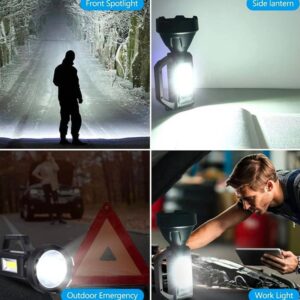 Linterna Farol Reflector Busca Huella Recargable Led Cob Usb