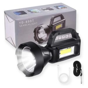 Linterna Farol Reflector Busca Huella Recargable Led Cob Usb