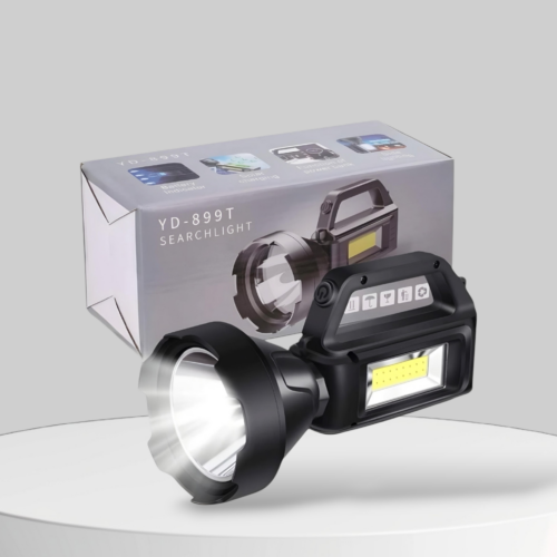 Linterna Farol Reflector Busca Huella Recargable Led Cob Usb